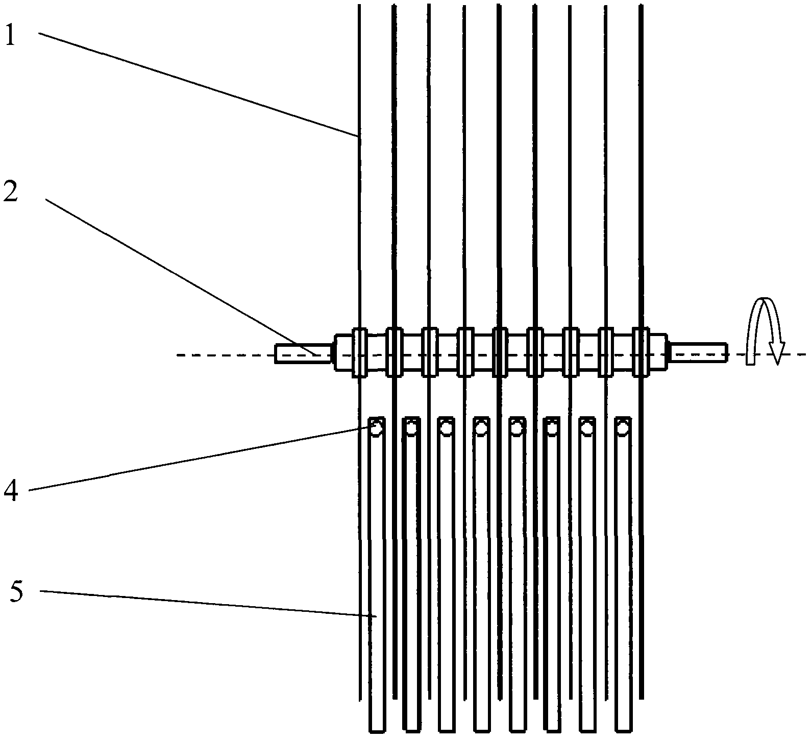 Combined wheel plate type evaporator condenser