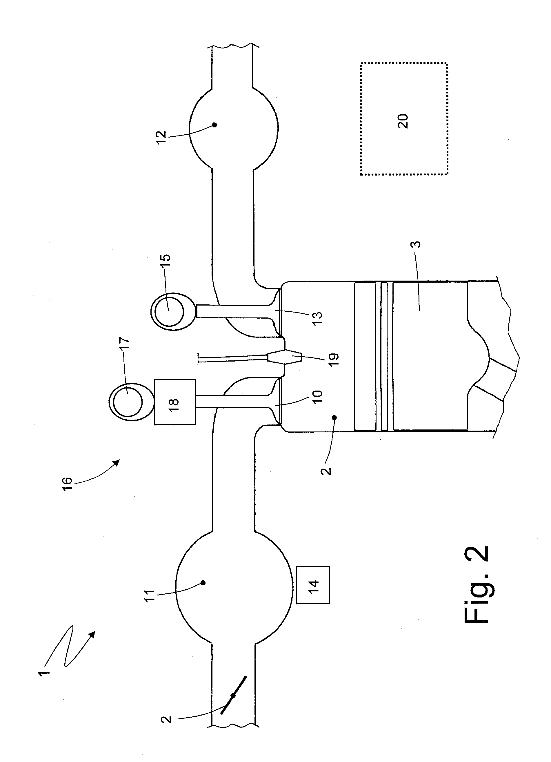 Method of determining opening of an internal combustion engine intake valve