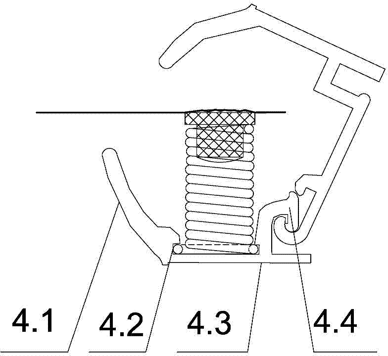 Inner suspension film hollow glass