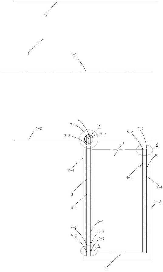 A device with upper and lower table moving forward and rotating