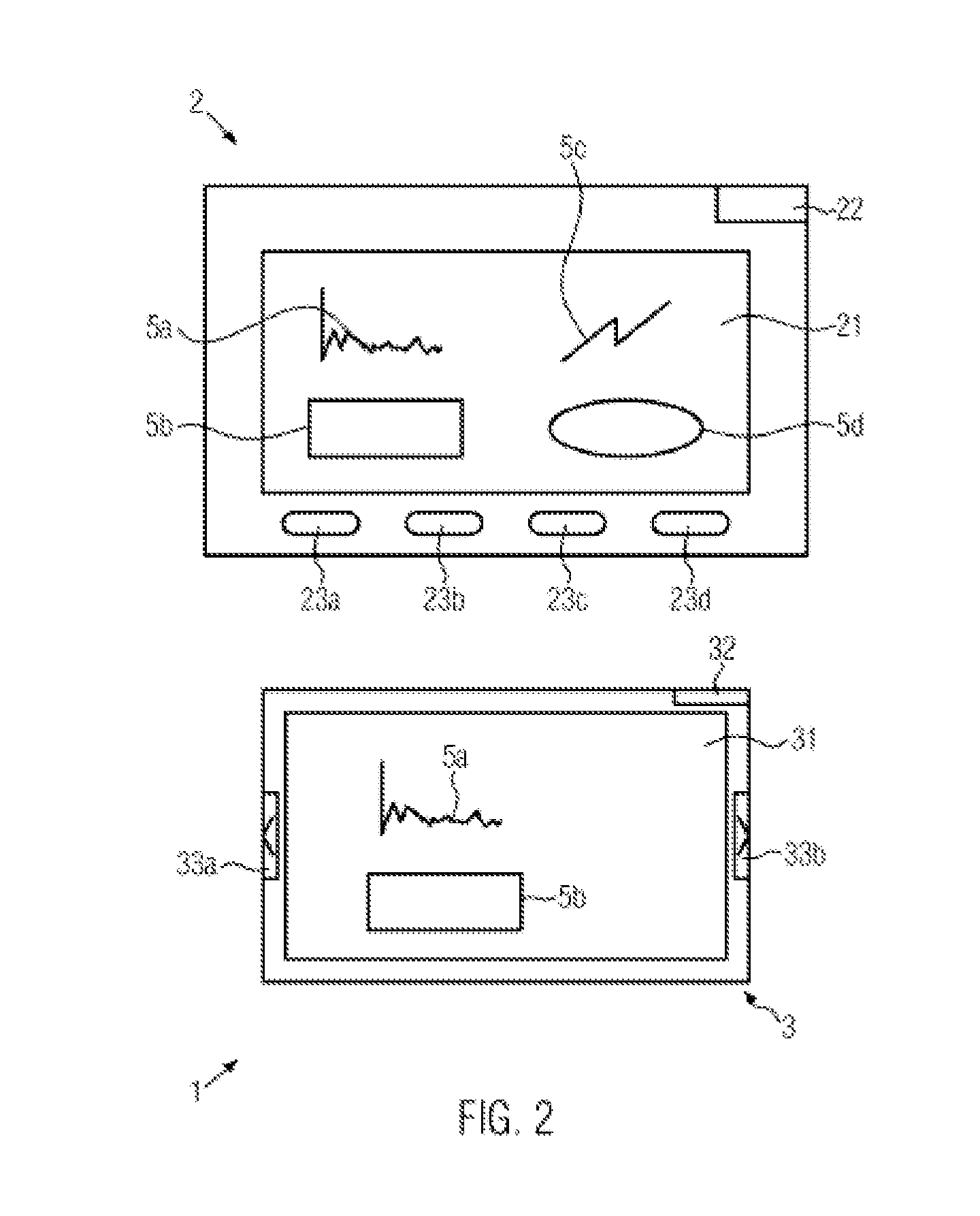 Operating system for a container handling machine, an operating device and a separate additional screen