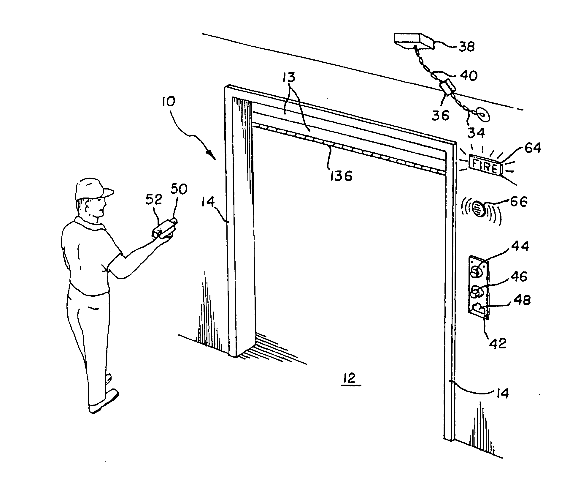 Active oxygen management, fire encirclement, and operational verification system