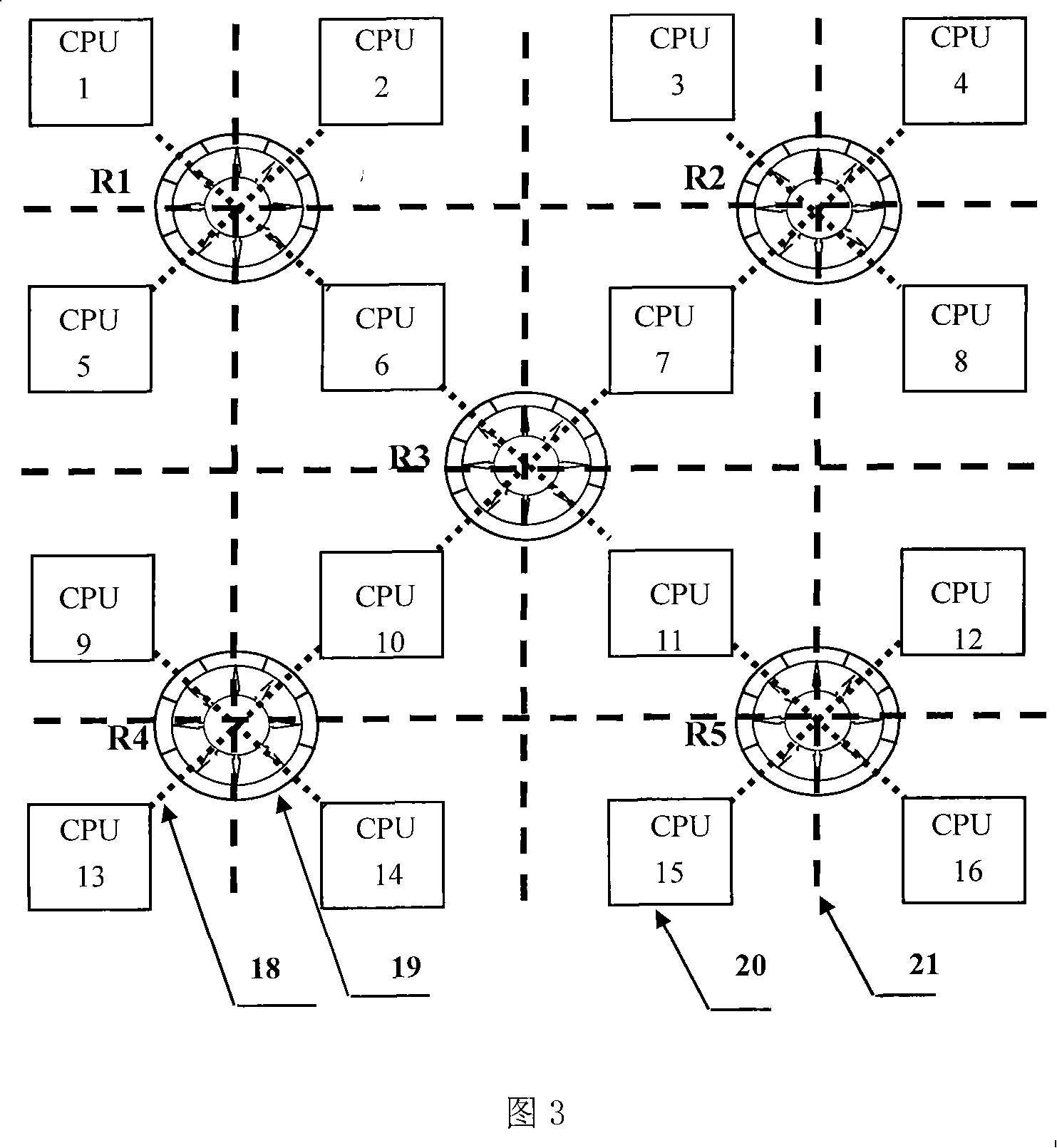 Network-on-chip digital router and its parallel data transmission method