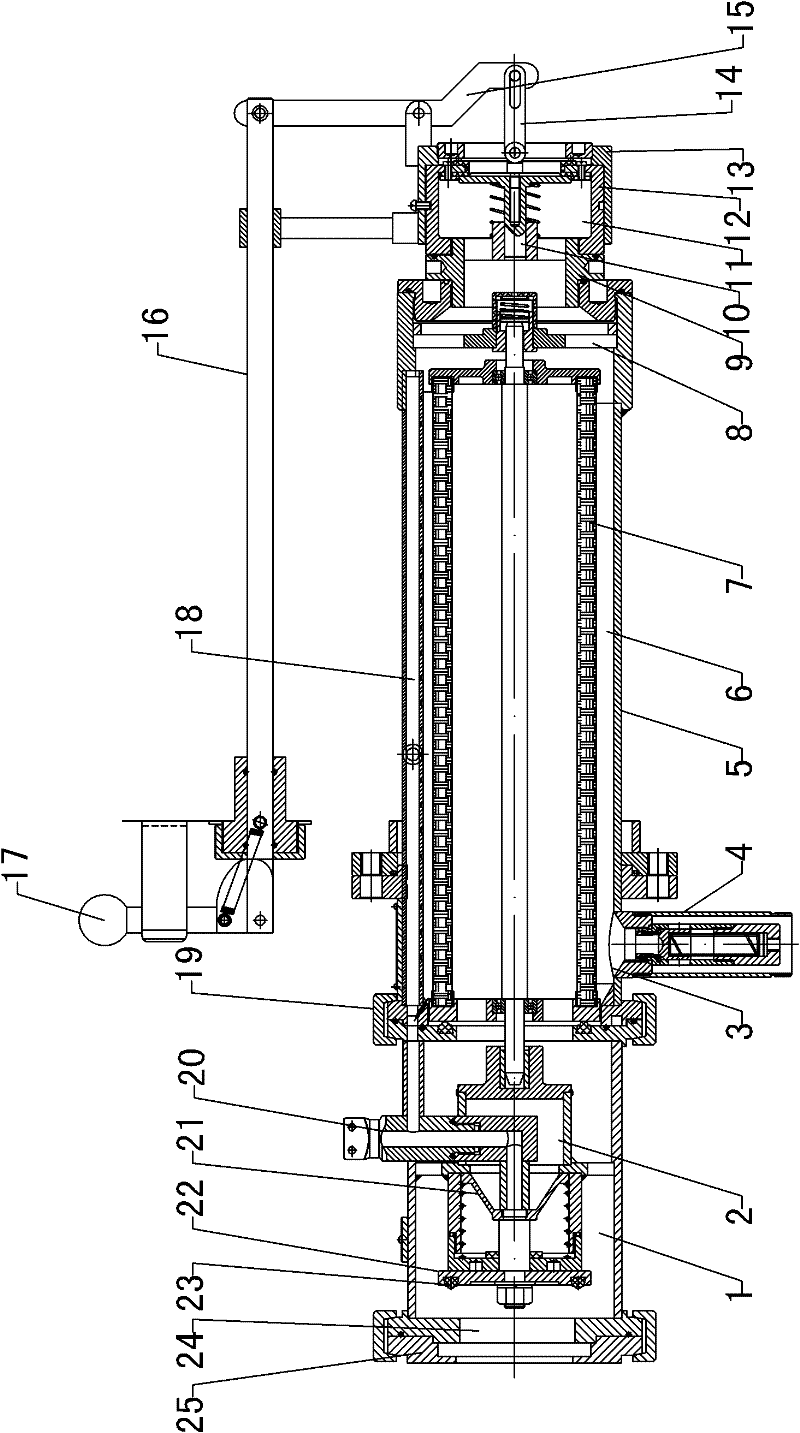 Automatic backwash suction filter