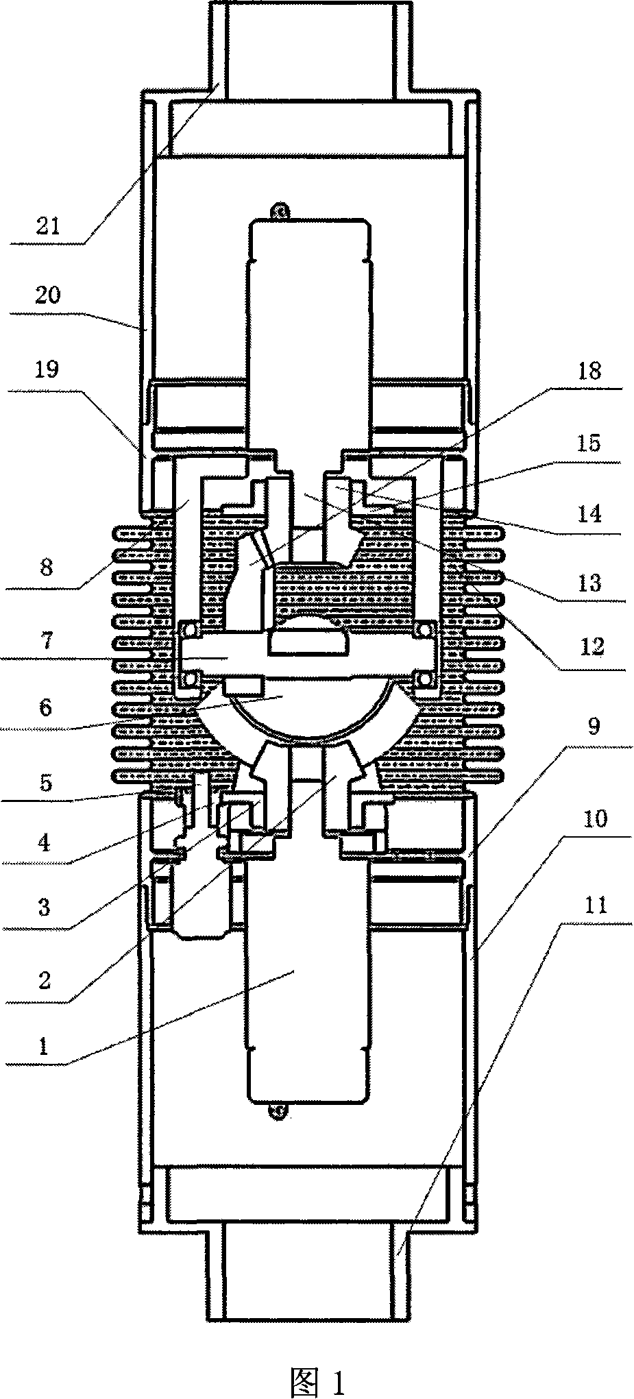 Active wrist mechanism used for mechanical arm or snake shaped robot