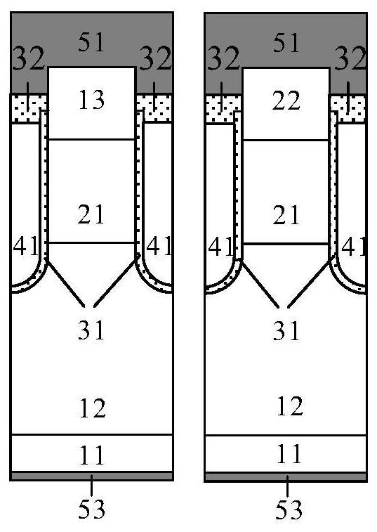 Trench VDMOS device with integrated ESD protection and manufacturing method