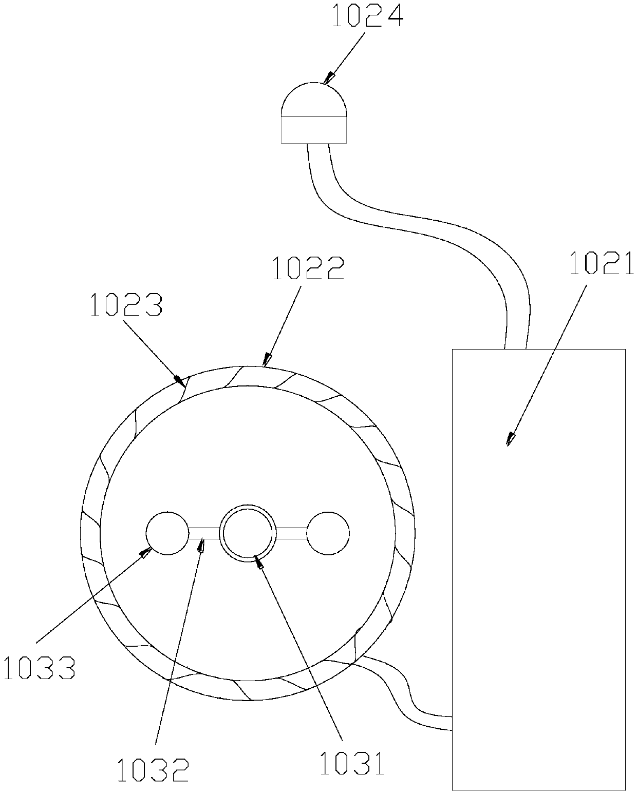 LED road lamp for repelling nocturnal moths based on magnetic field repulsive force