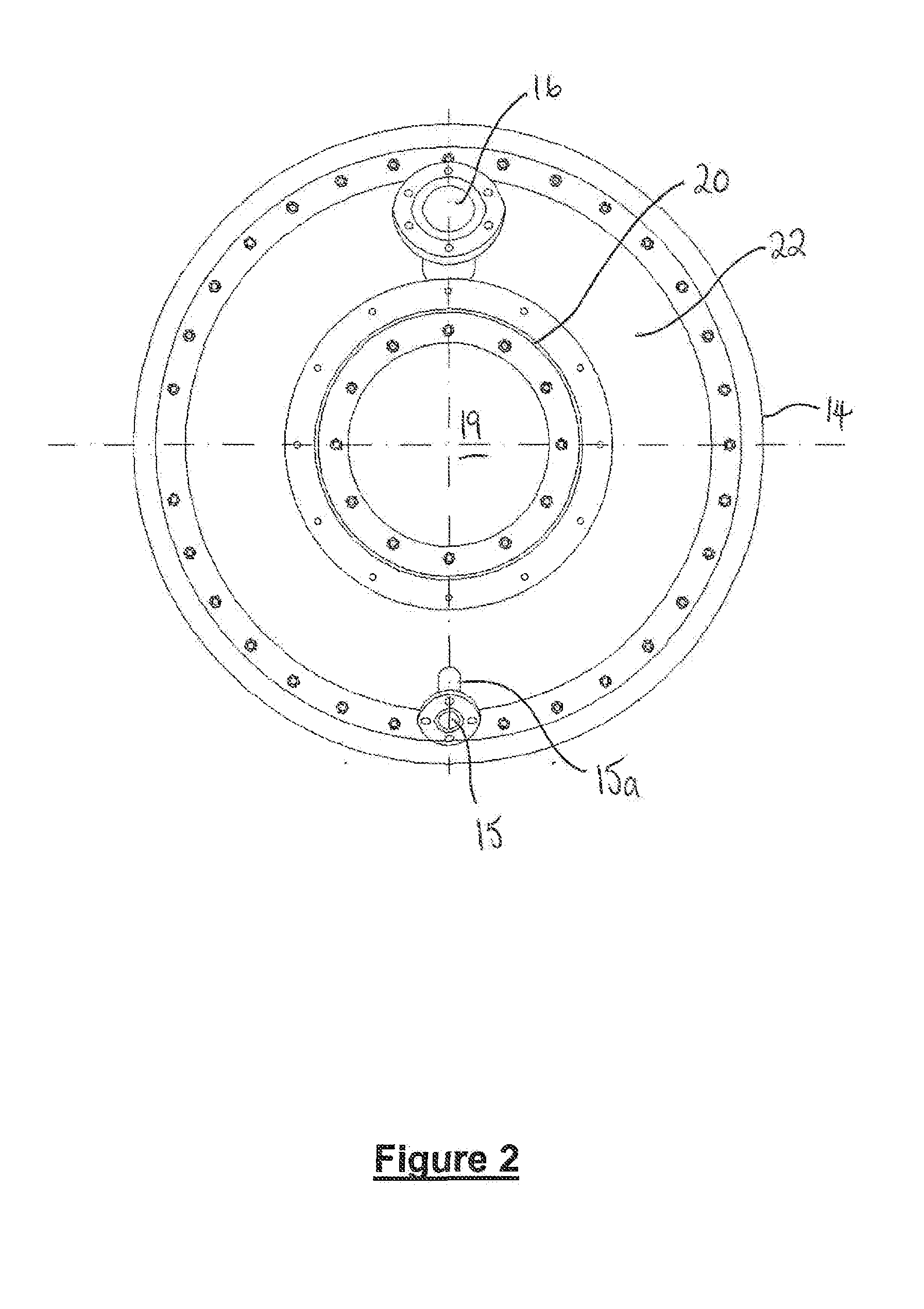 Steam-to-gas heat exchanger