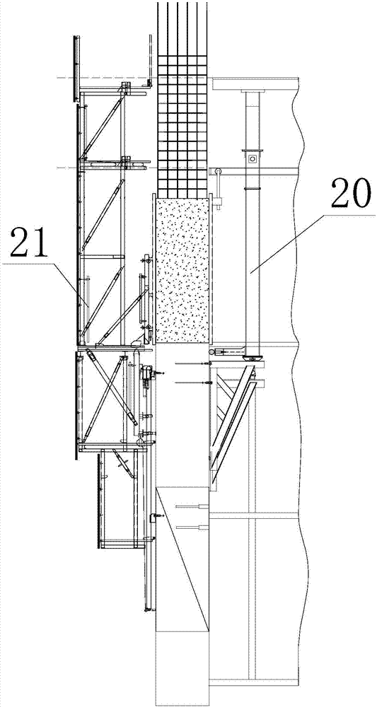 Comprehensive formwork system for super high-rise building construction