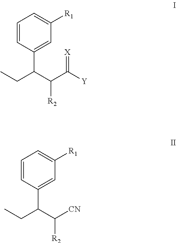 Intermediate for preparing tapentadol or analogues thereof