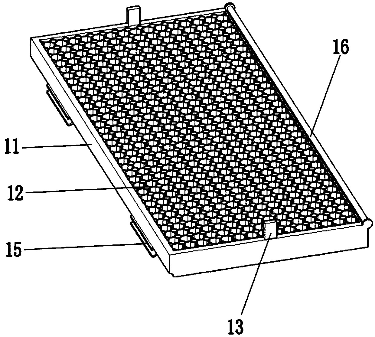 Folding type cooling tower filler