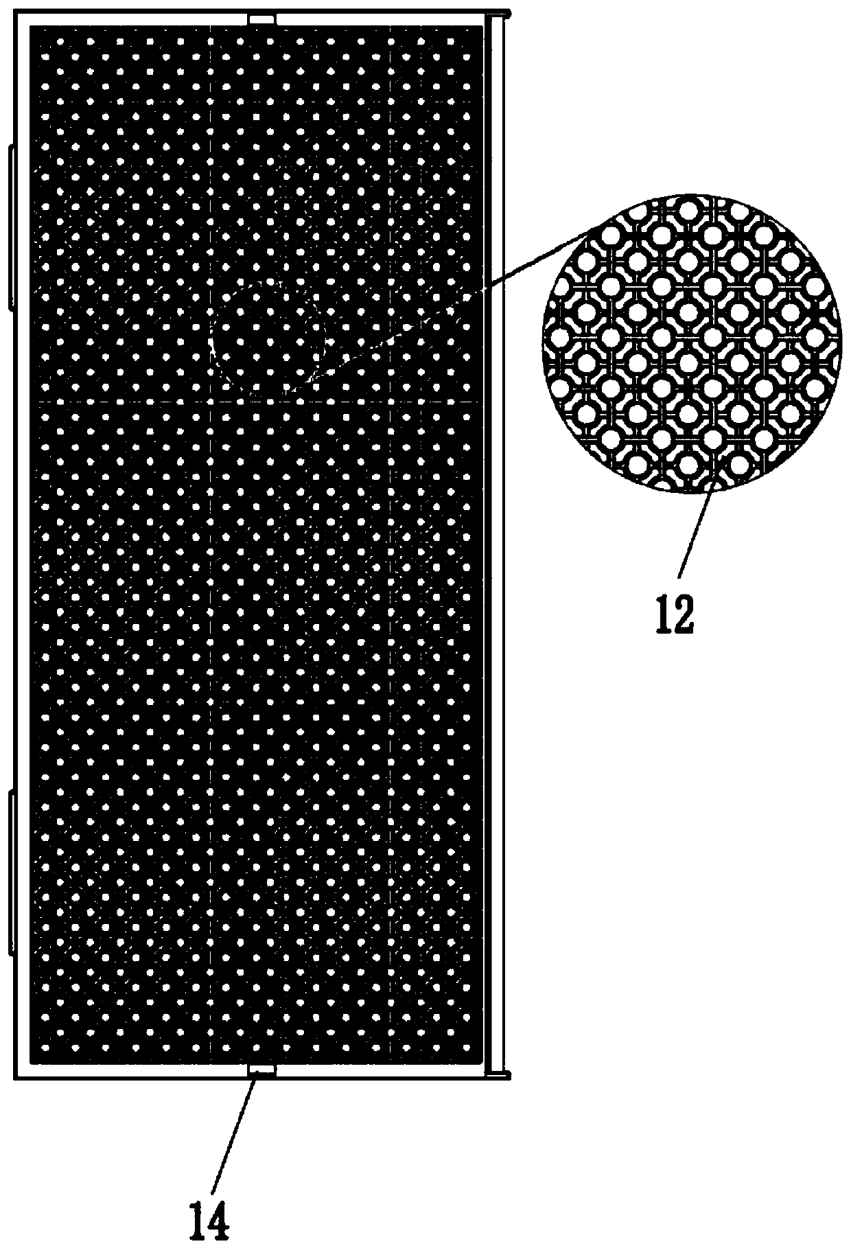 Folding type cooling tower filler