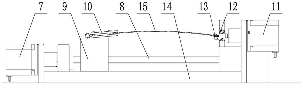 Device and method for measuring deformation of flexible electronic devices in vacuum variable temperature environment