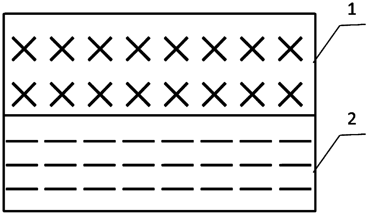 Non-woven fabric capable of enabling liquid to quickly underflow and inhibiting backflow and preparation method of non-woven fabric