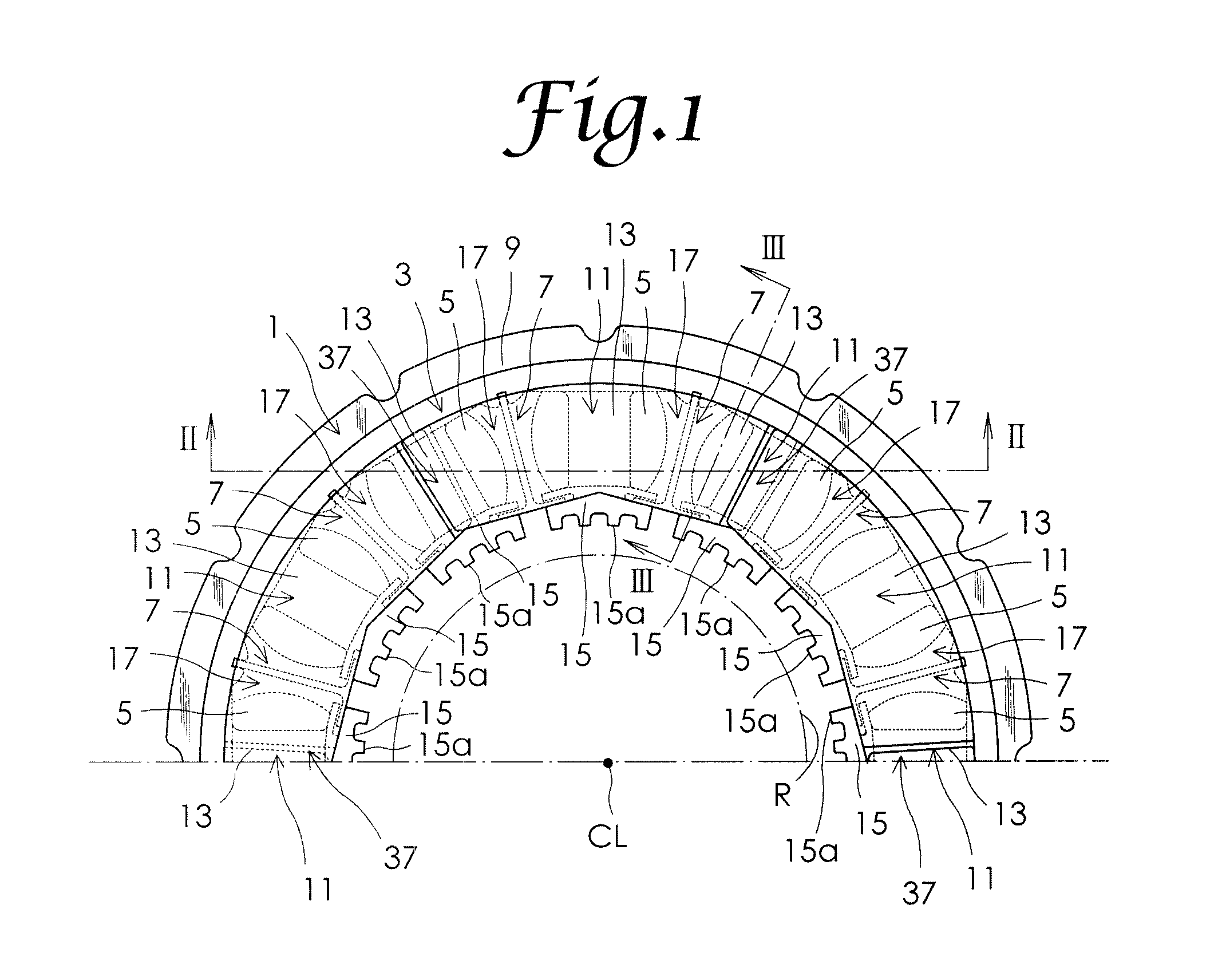 Stator for rotary electric machine