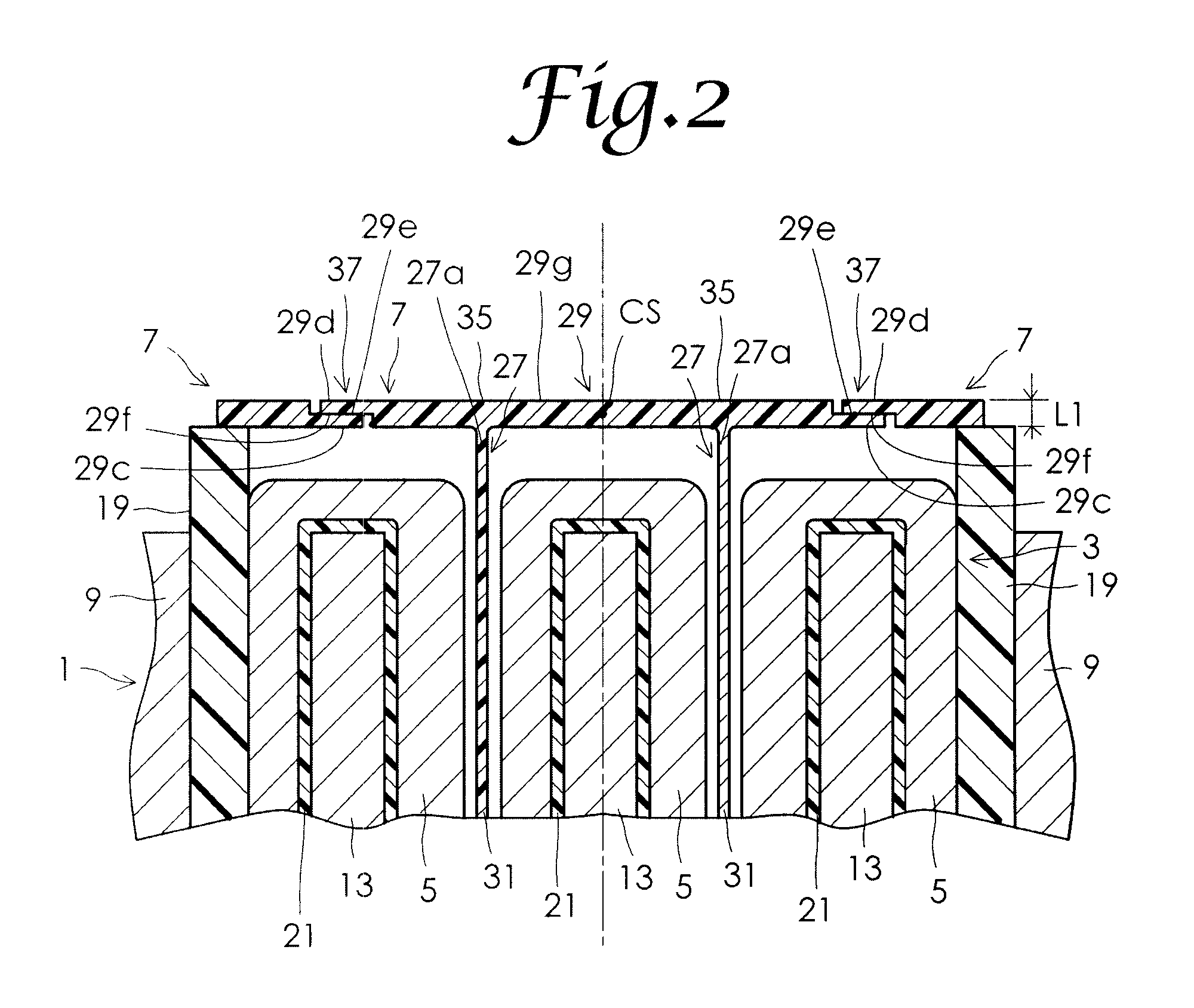 Stator for rotary electric machine