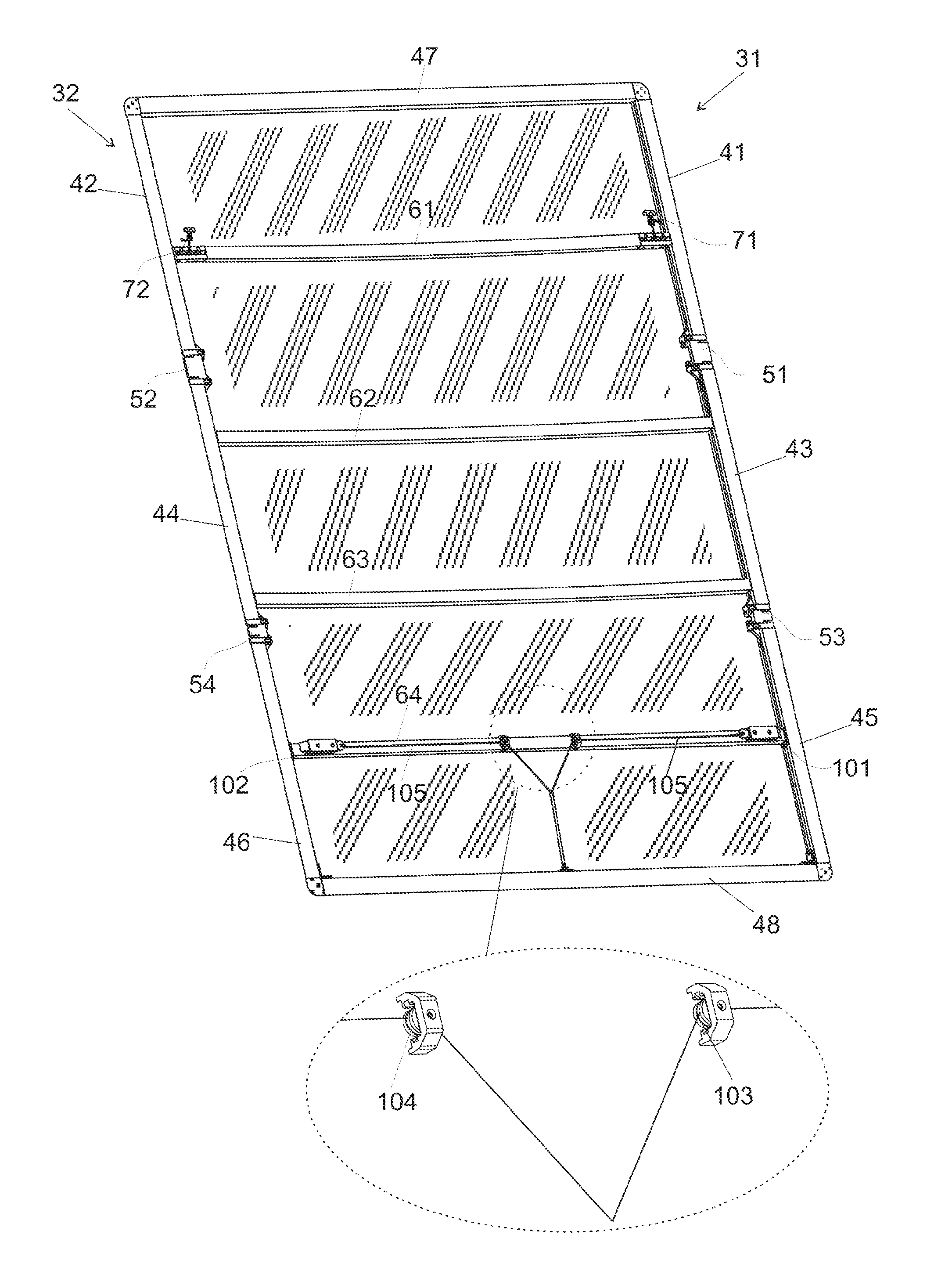 System for securing a truck bed cover