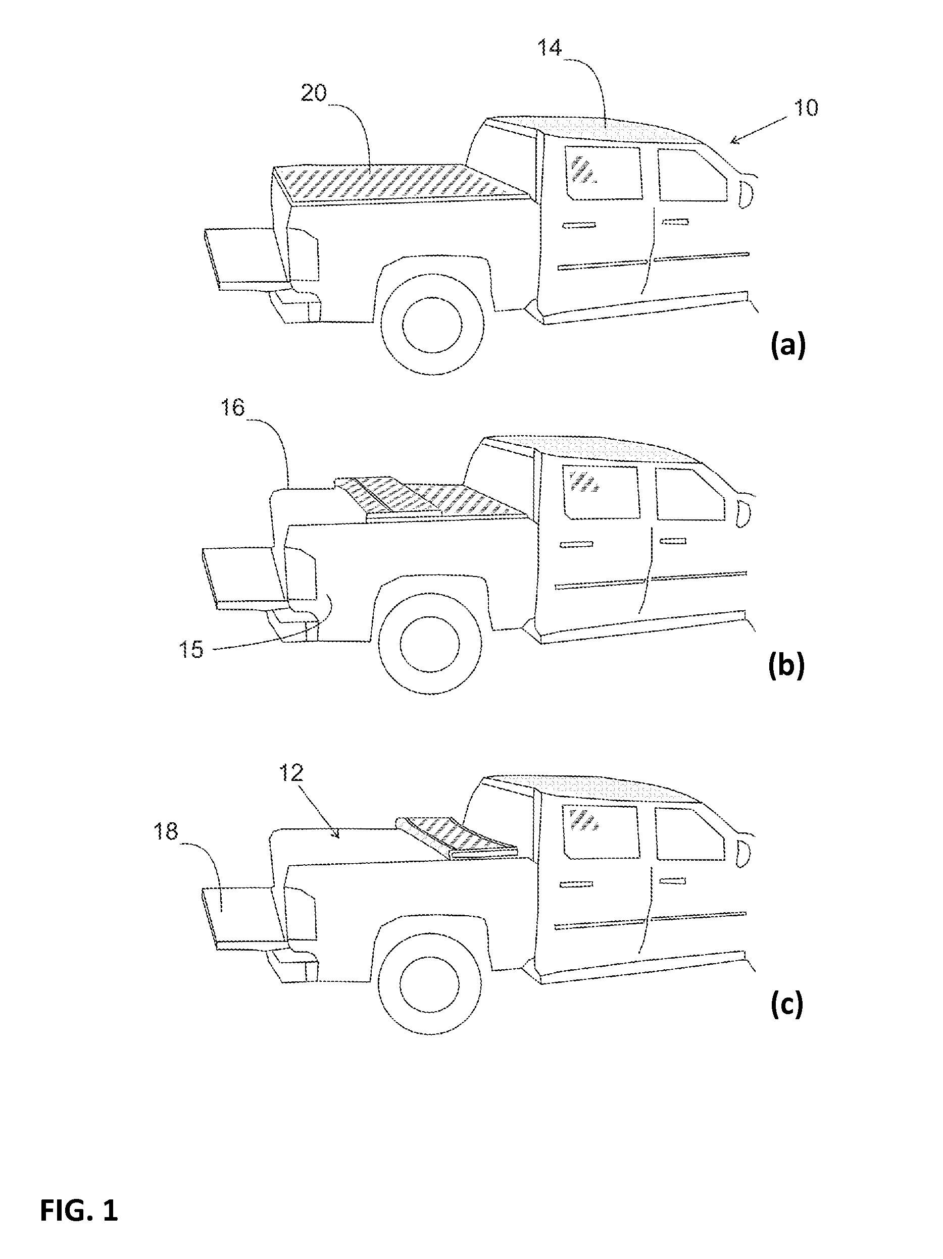 System for securing a truck bed cover