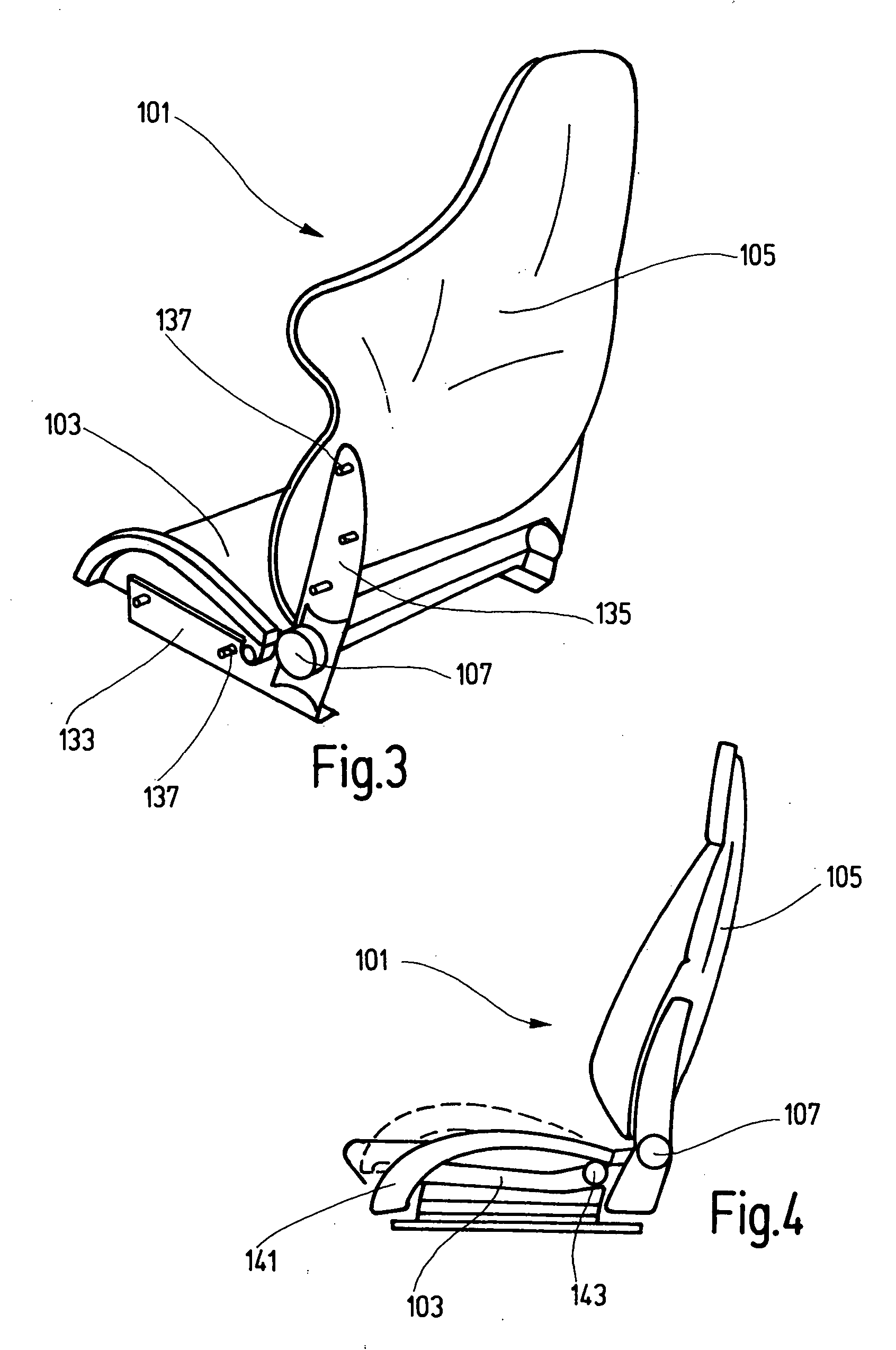 Sports seat for a vehicle, especially for a motor vehicle