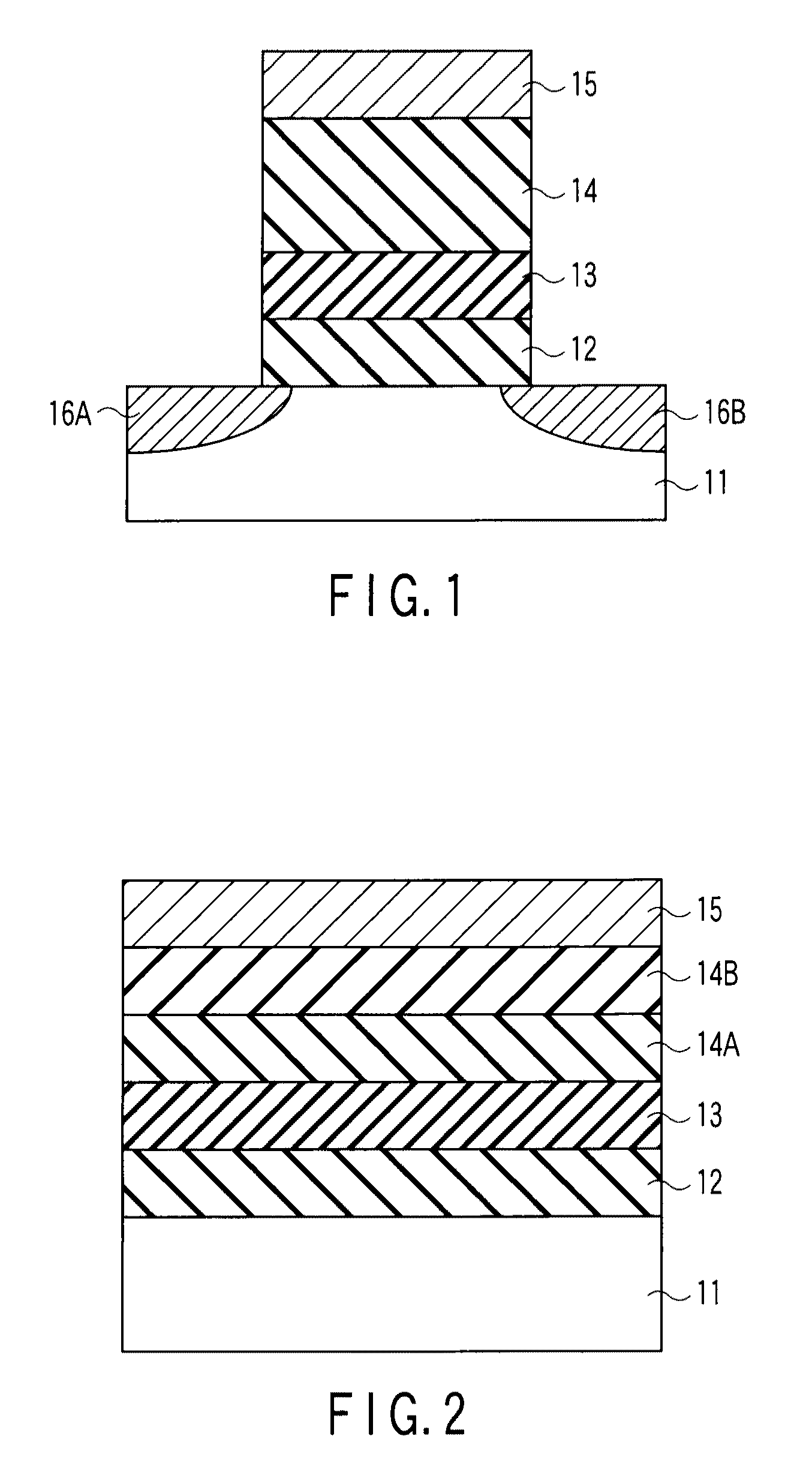 Nonvolatile semiconductor memory element and manufacturing method thereof