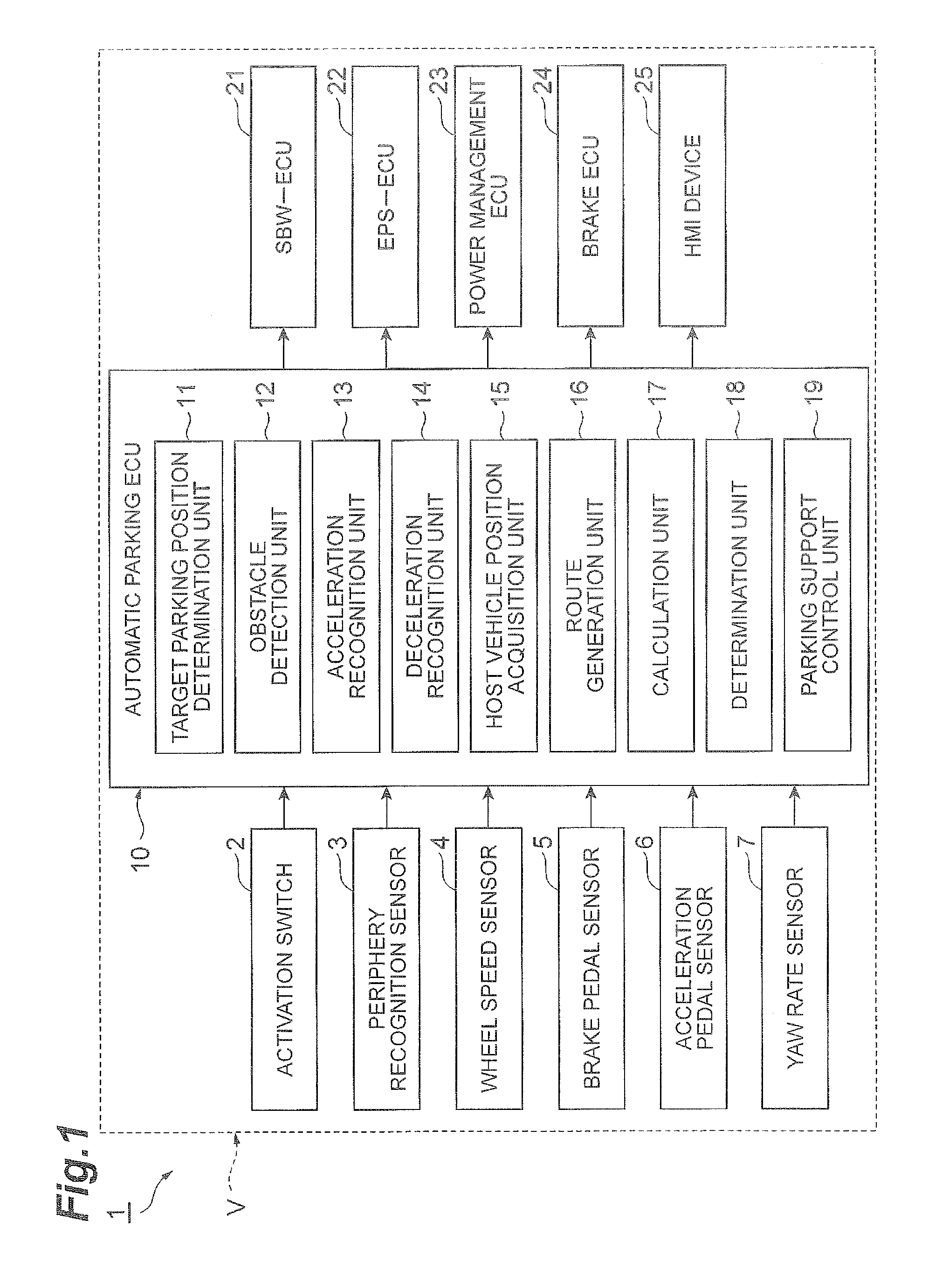 Parking support device