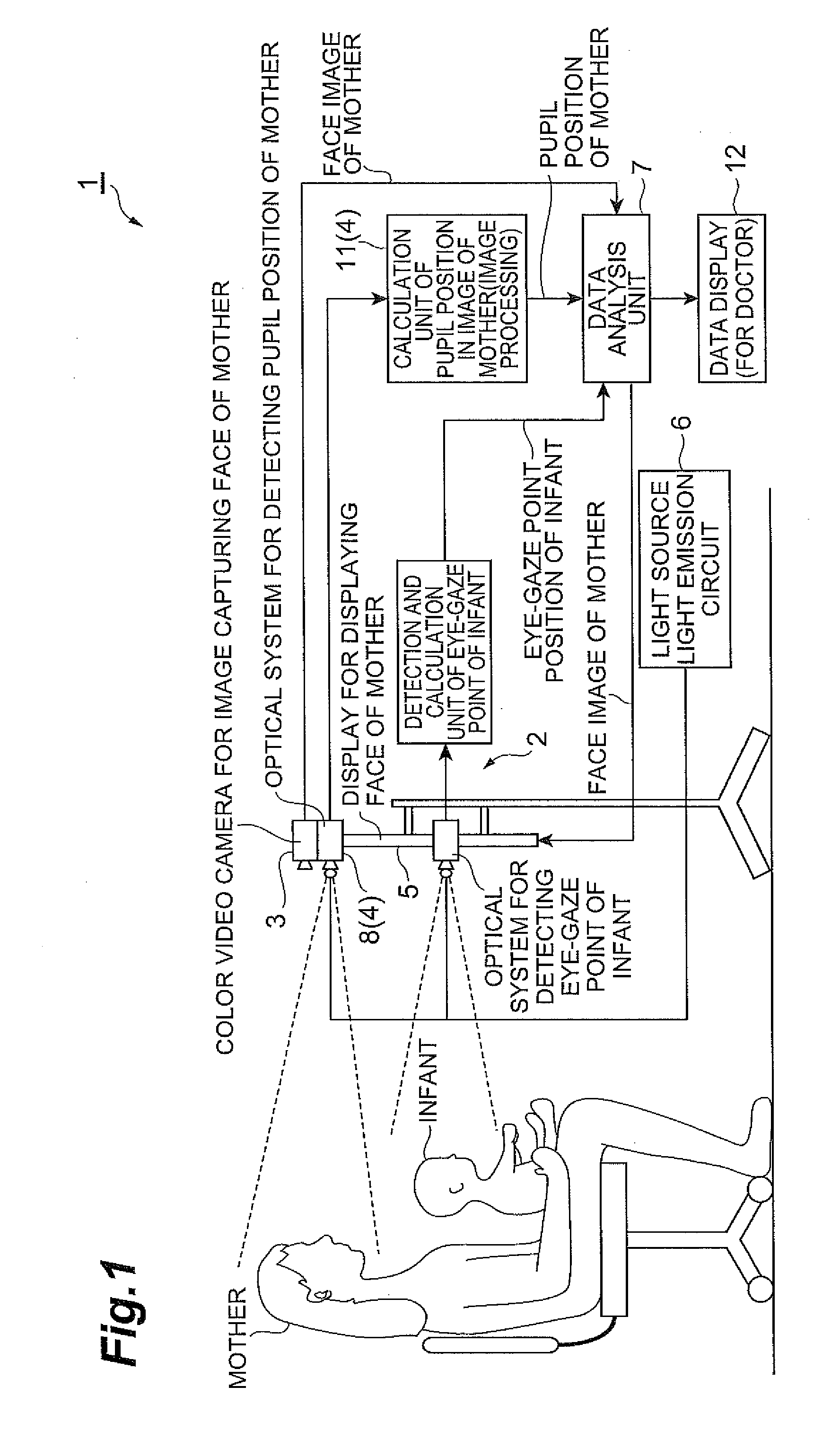 Autism diagnosis support apparatus