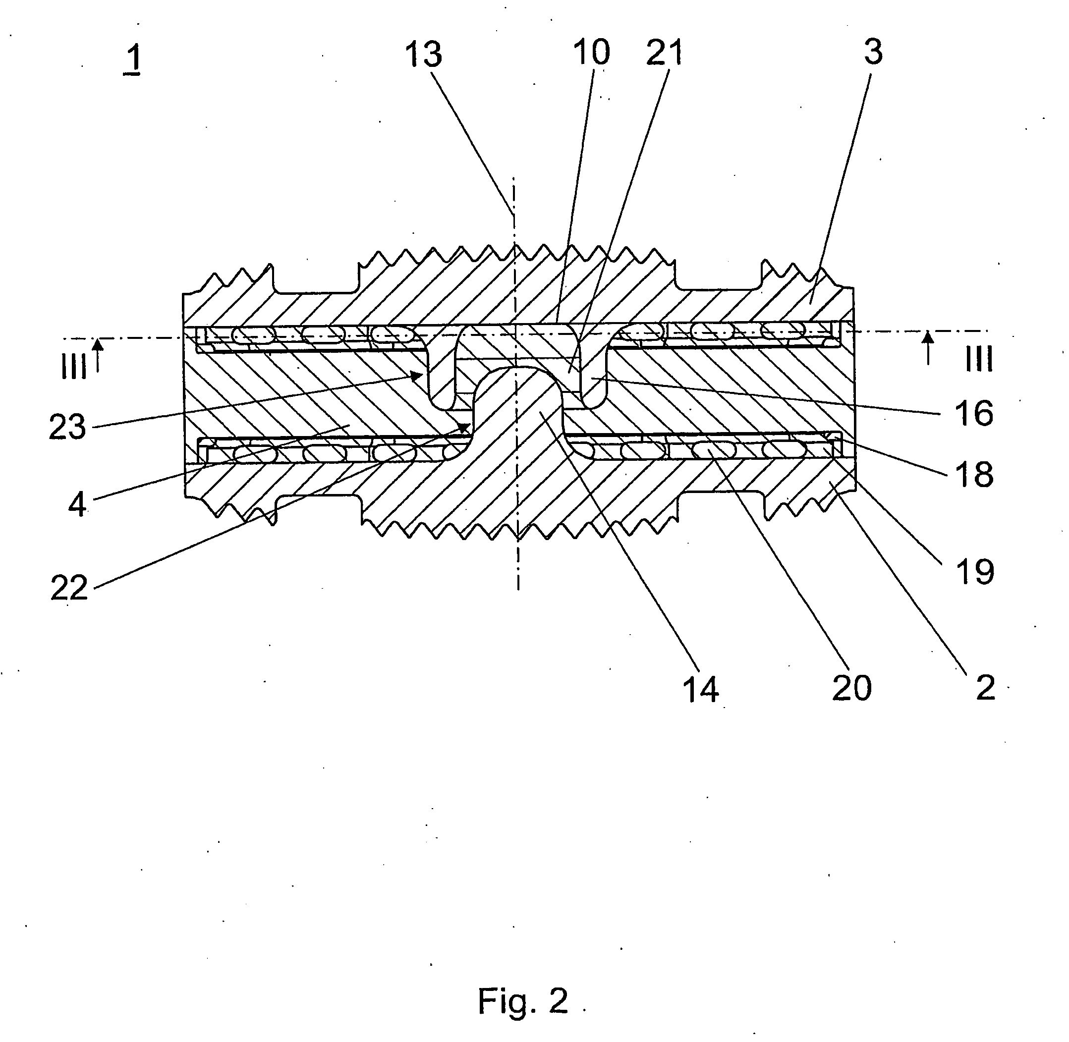 Total disc replacement device