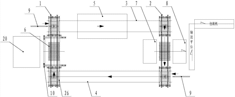 Full-automatic production device for expanded perlite heat preserving board