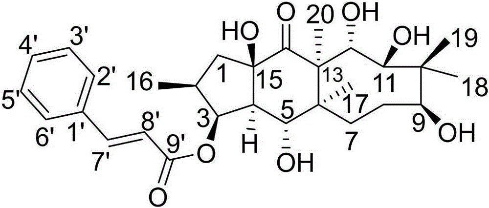 Novel diterpenoid compound for treating liver cancer