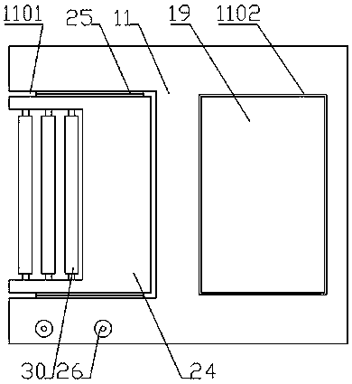 Automatic bagging assembling device for fishing net and fishing line