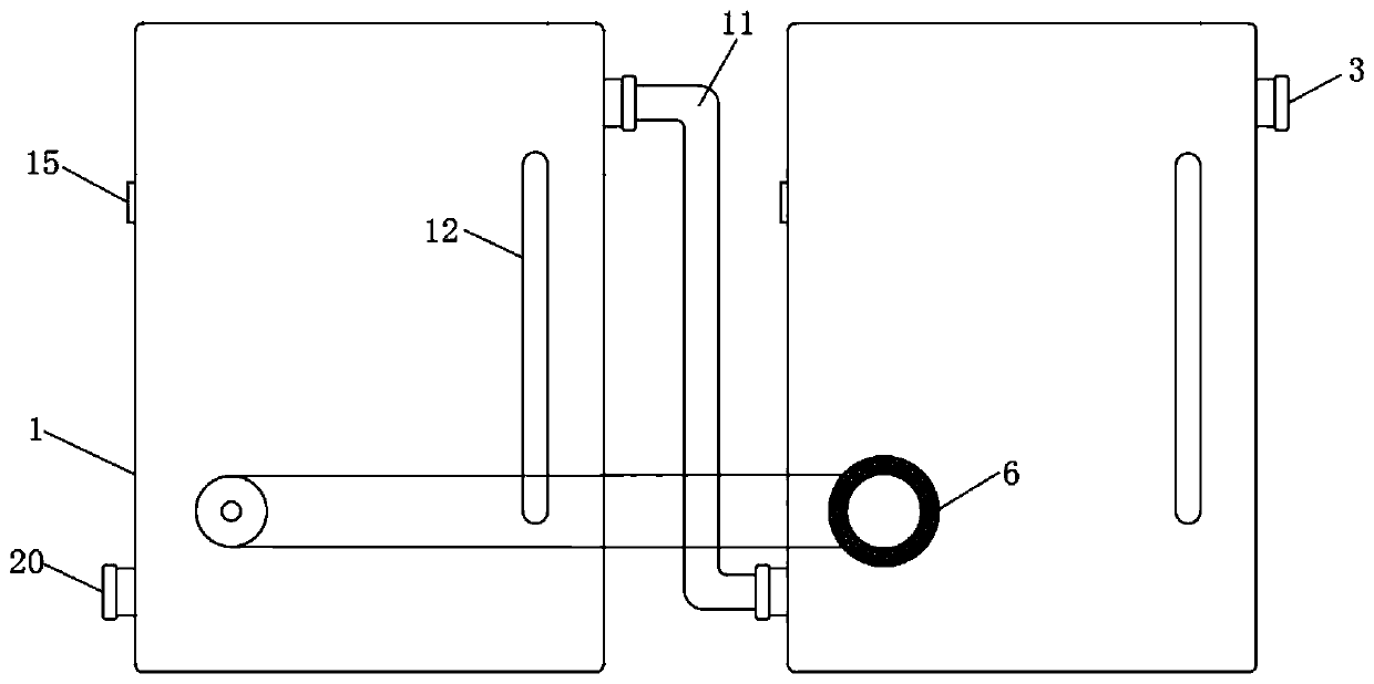 Linkage type multistage sewage purification system