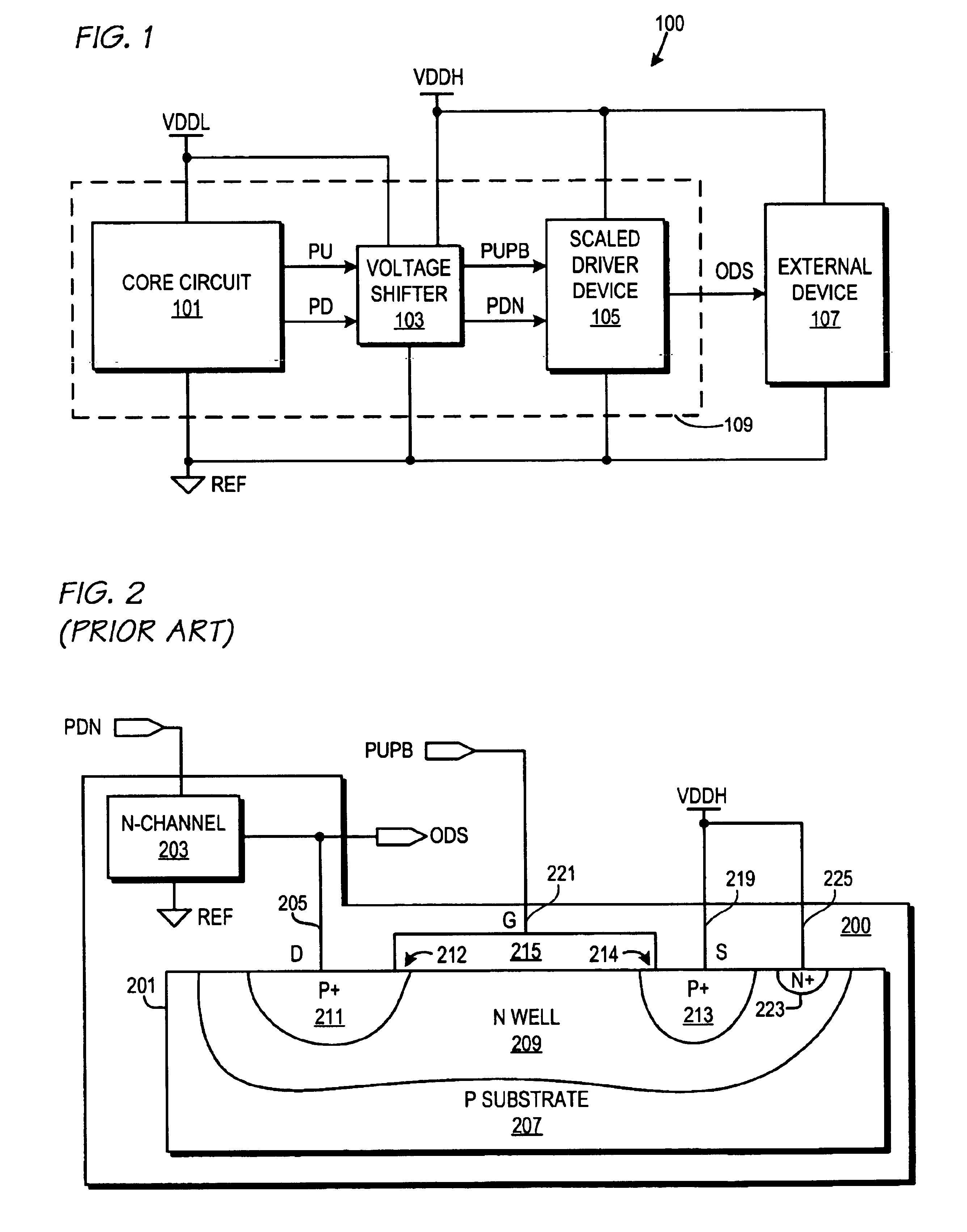 Thin gate oxide output drive