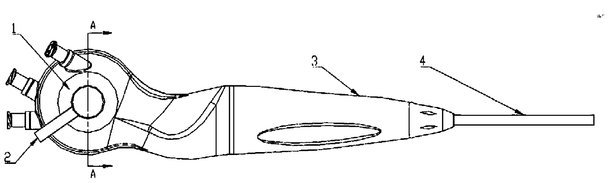 Self-locking angle adjustment mechanism for endoscope