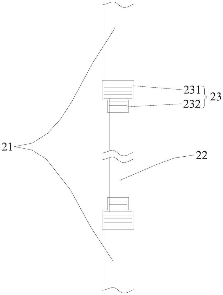 Concrete pile locally provided with stainless steel bars and construction method thereof