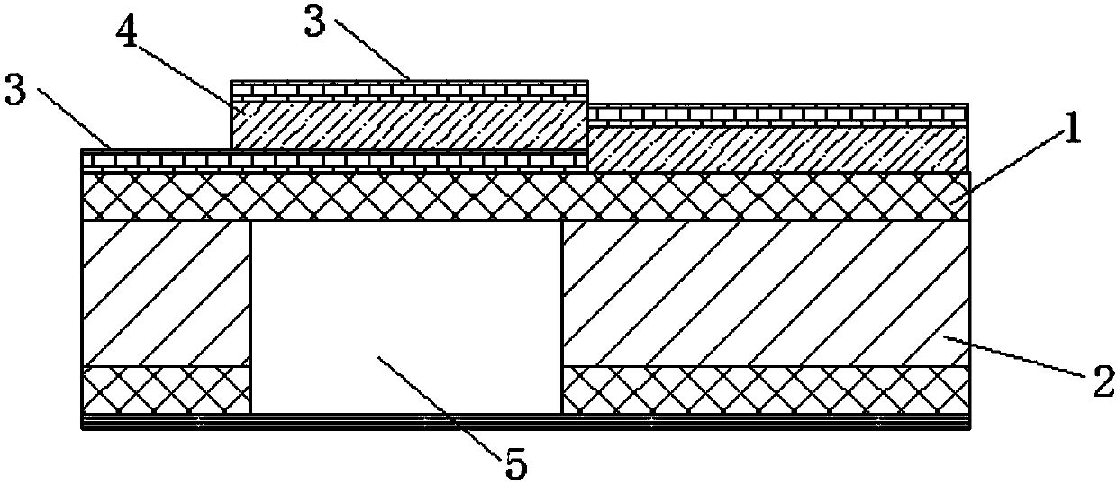 Wireless passive temperature compensation method for film bulk acoustic wave pressure sensor