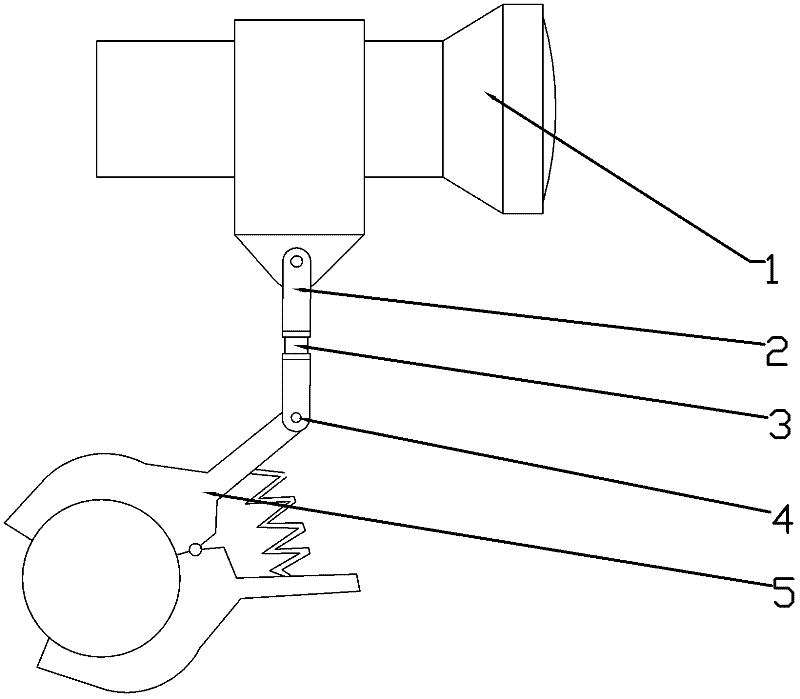 Electric torch for bicycle