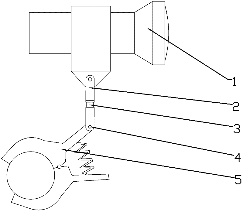 Electric torch for bicycle