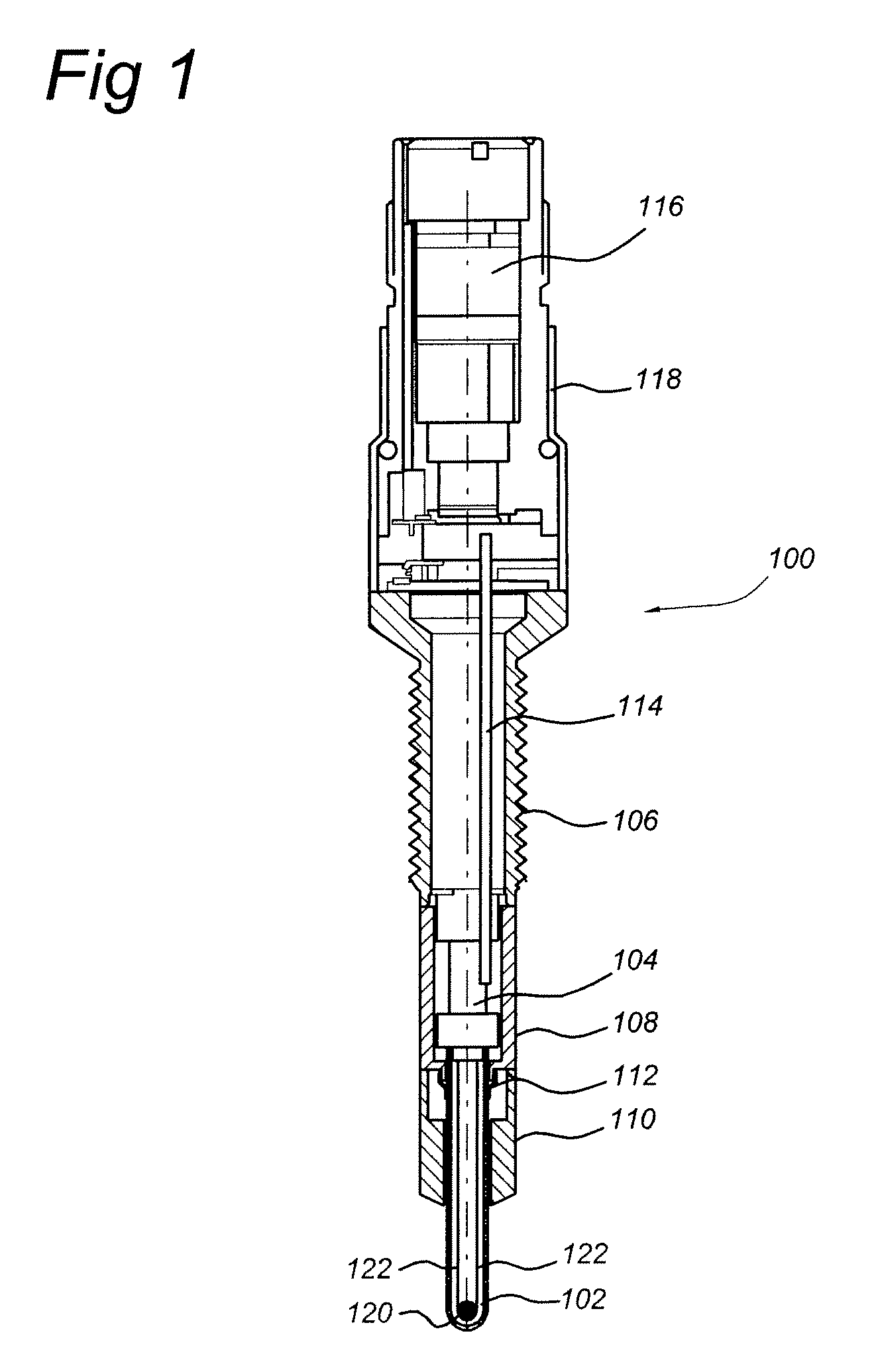 Piezoresistive Pressure-Measuring Plug for a Combustion Engine