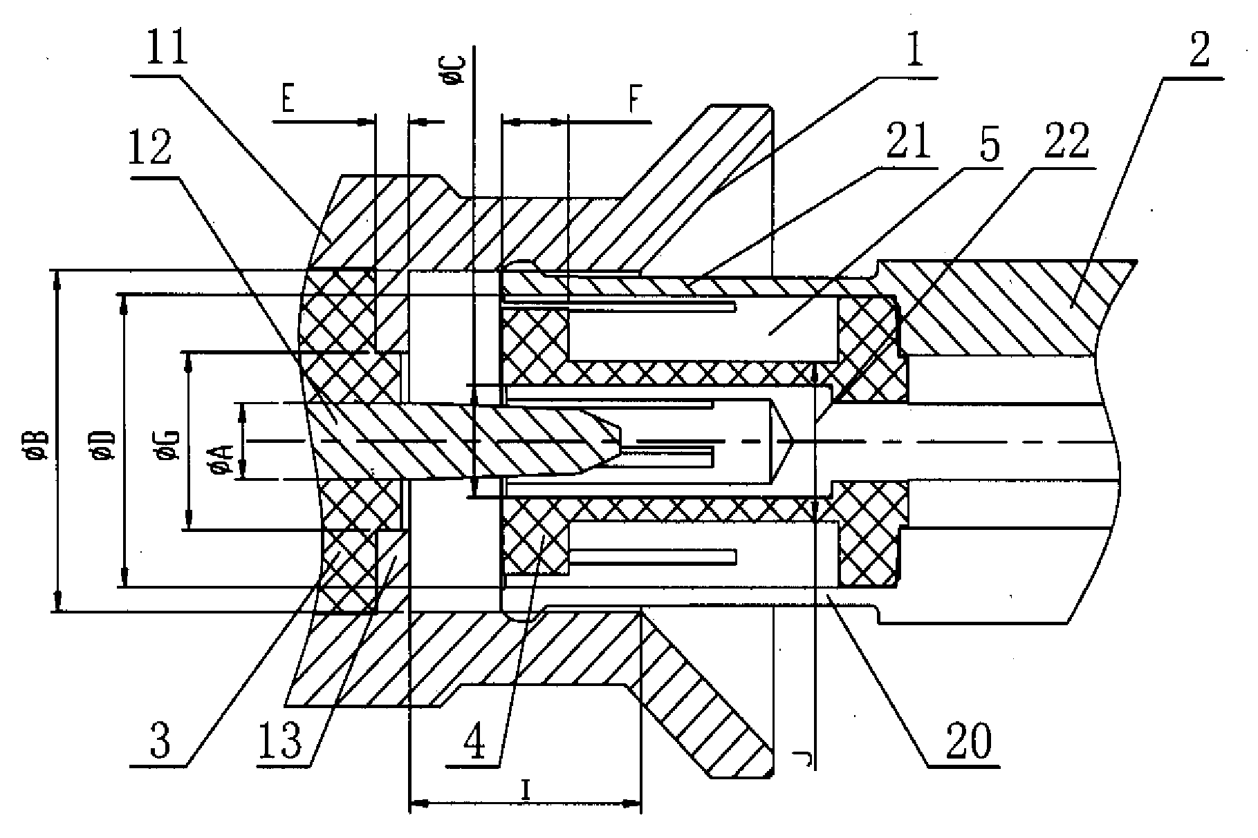 RF coaxial connector