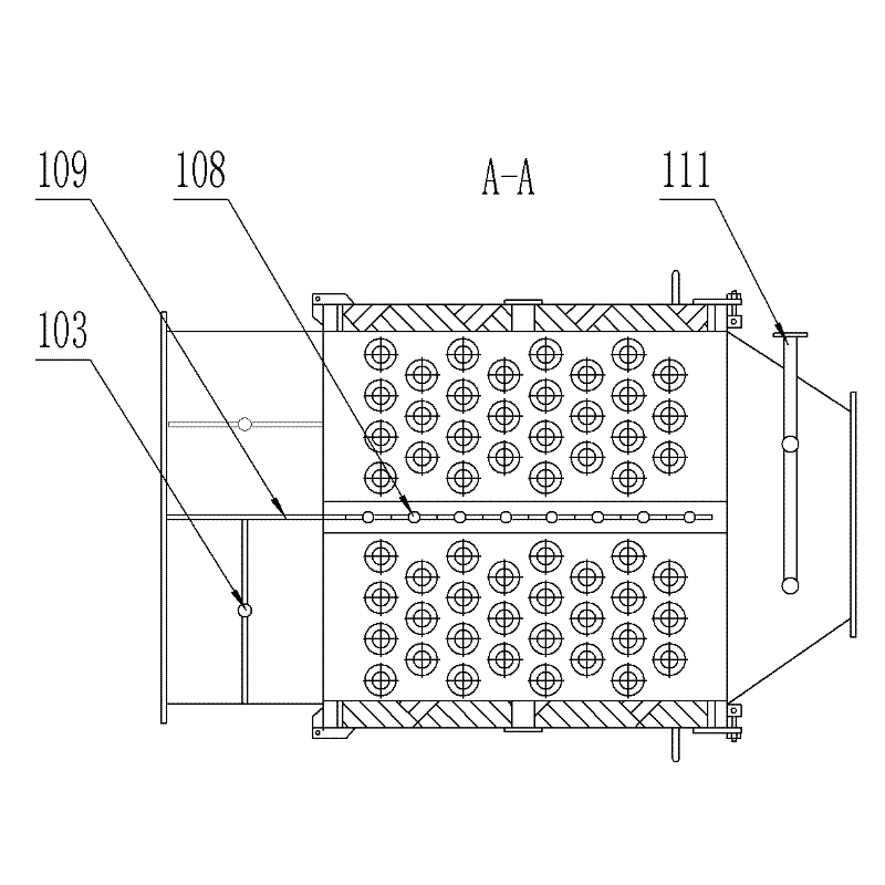 Gas waste heat recovery device for coal-fired boiler