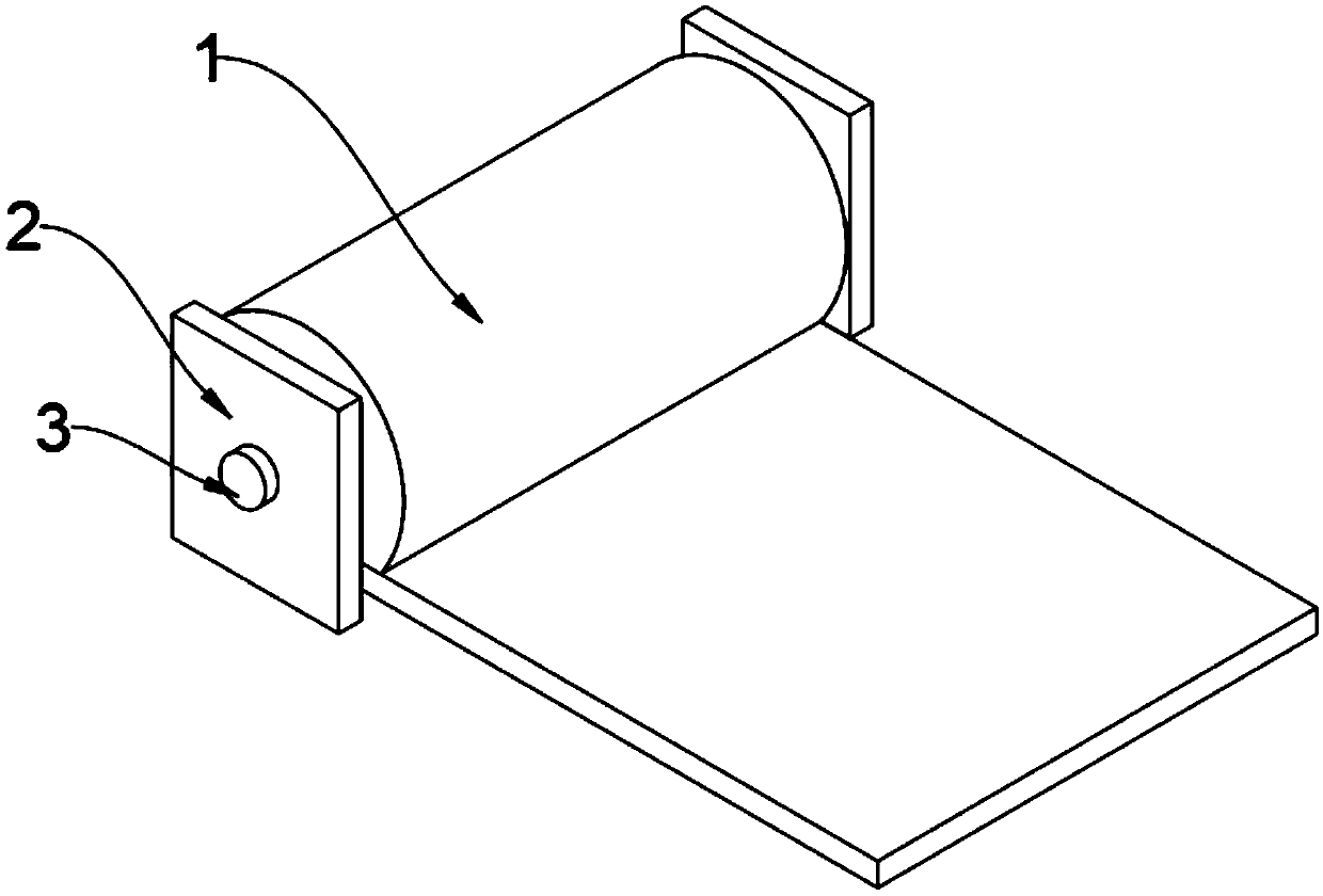 Modified asphalt waterproof roll for tunnel engineering