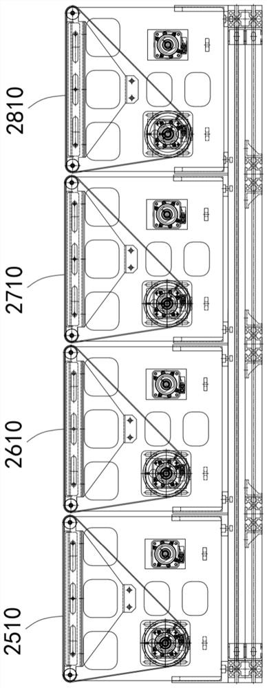 Partition control conveying device, article separating system and assembling method of partition control conveying device