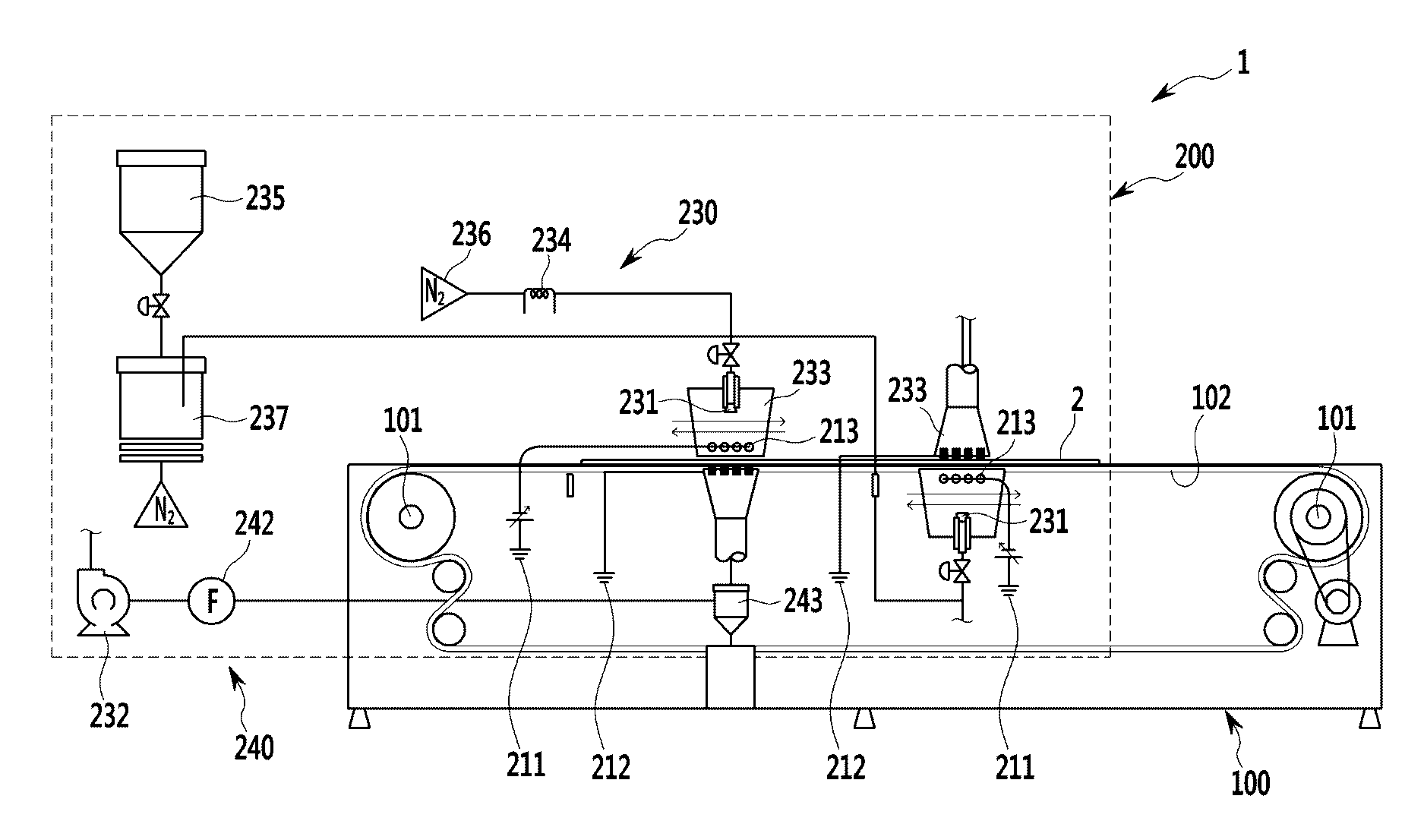 Electrostatic metal porous body forming apparatus and electrostatic metal porous body forming method using the same