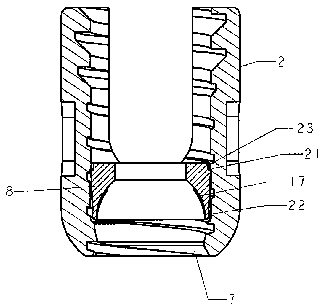 Polyaxial bone screw