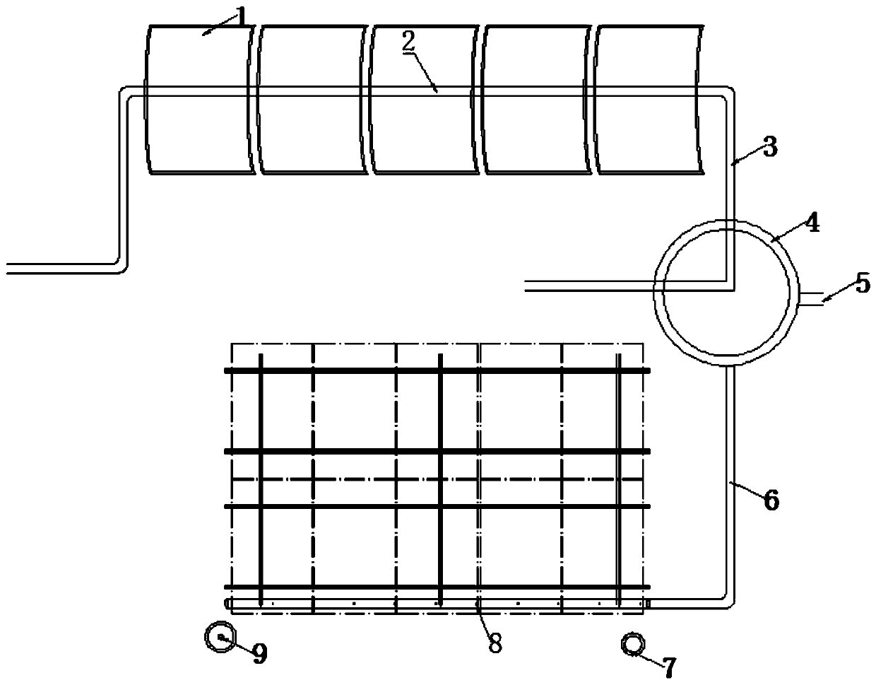 Automatic weeding device for photovoltaic power station