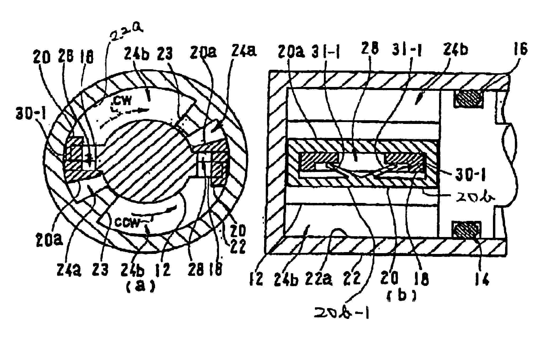 Rotary damper device