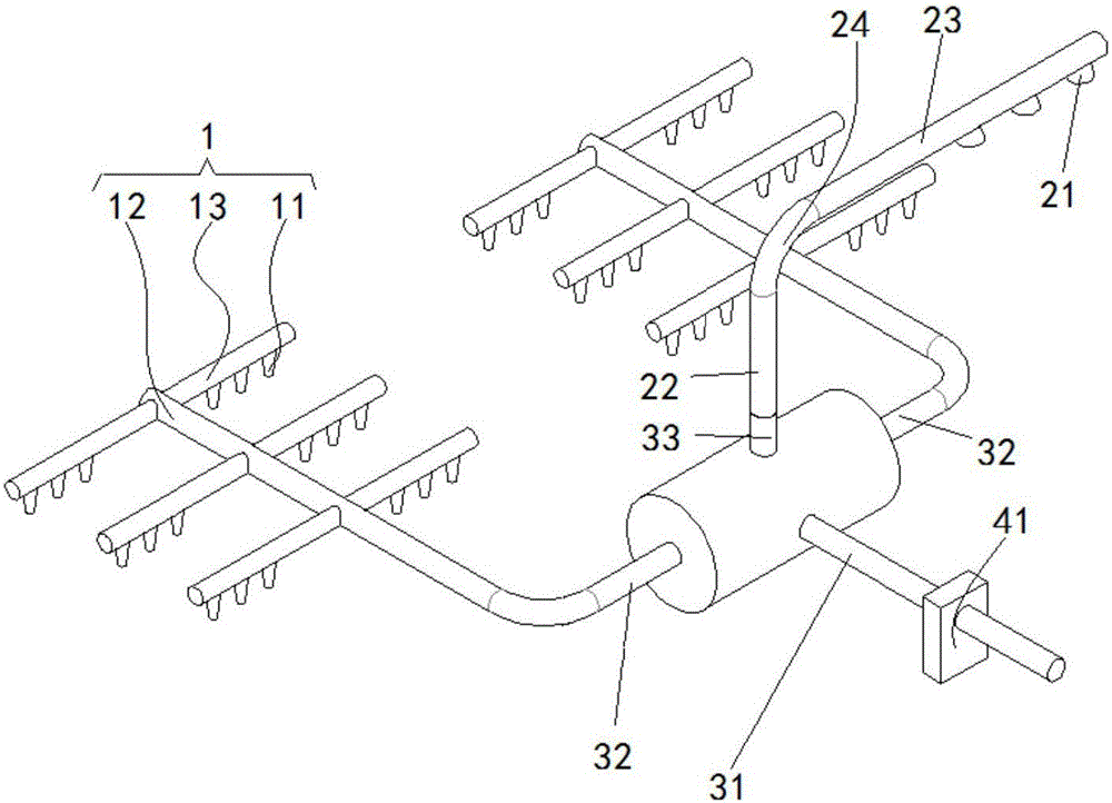 Irrigation assembly and irrigation equipment