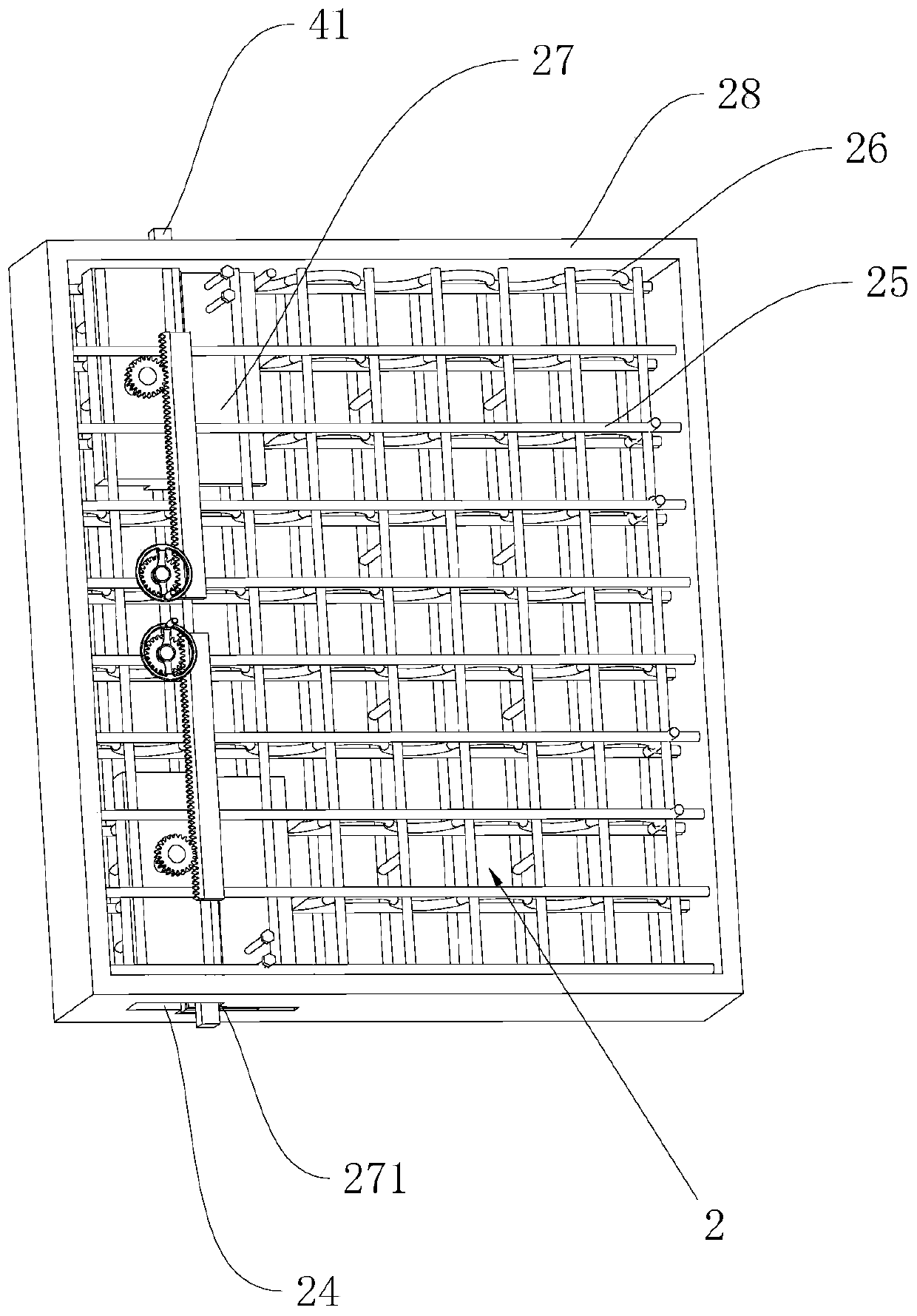 Concrete protective door and production process thereof