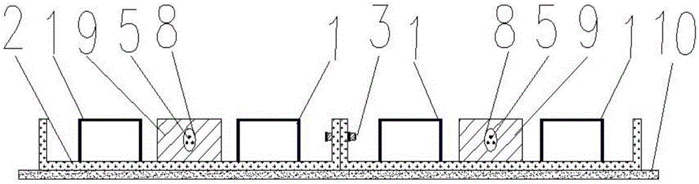 Foundation pit supporting method for ground tube pile anchor frame