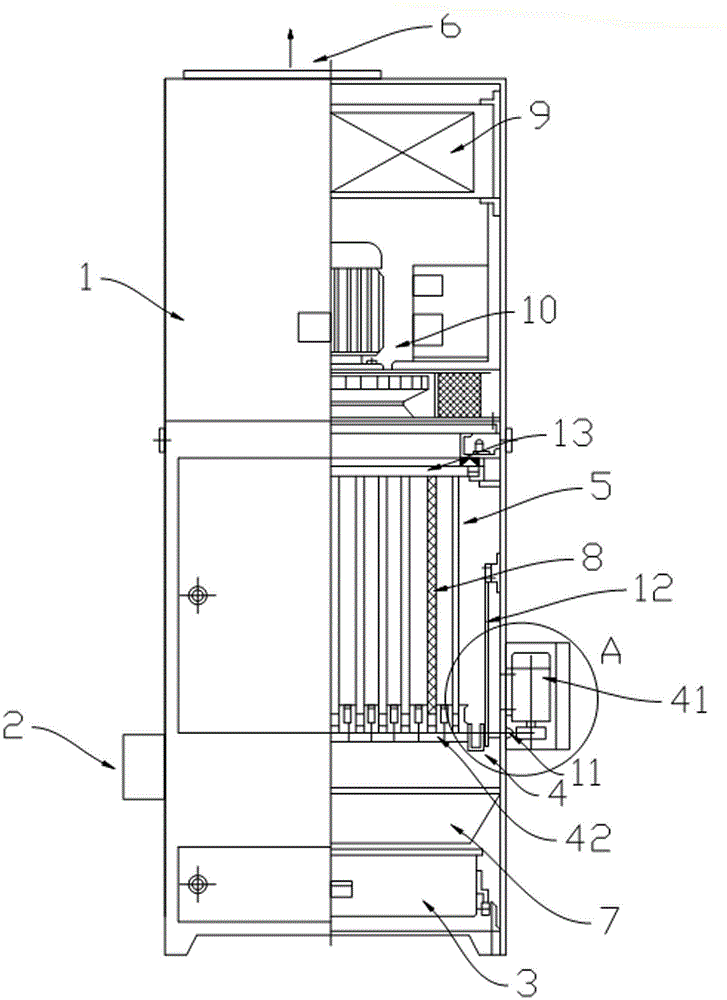 Dust collection device